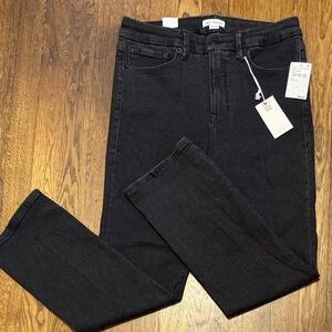 Good American Black-Wash Denim Jeans